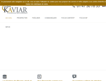 Tablet Screenshot of fichiers-kaviar.com